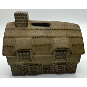 The Swan Tremar Stoneware Pottery Money Box Bank Piggy Vintage